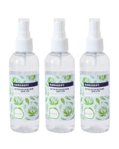 Buy San Sept Spray Antiseptic (sanitizer) for hands and surfaces, 3 pcs. 100 ml each , 70% alcohol, aloe aroma  | Online Pharmacy | https://buy-pharm.com
