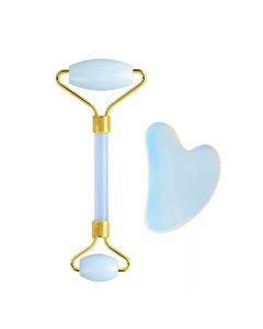 Buy ADVA Guasha Massage Kit Rollerball + Moonstone Heart Scraper  | Online Pharmacy | https://buy-pharm.com