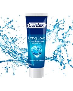 Buy Contex Long Love intimate lubricating gel, with a cooling effect, 8187, 30 ml | Online Pharmacy | https://buy-pharm.com