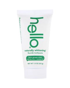 Buy Hello, fluoride toothpaste, natural whitening farm mint, 28.3 g | Online Pharmacy | https://buy-pharm.com