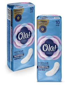 Buy Gaskets Ola! Normal Soft surface without wings, 10 pcs. | Online Pharmacy | https://buy-pharm.com