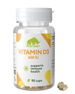 Buy Prime Kraft Supplement Vitamin D3 (Cholecalciferol), 90 capsules | Online Pharmacy | https://buy-pharm.com