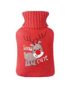 Buy Cute Christmas warmer with a deer, red 1l | Online Pharmacy | https://buy-pharm.com