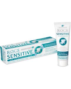Buy ROCS Toothpaste 'SENSITIVE Recovery and Whitening', 94 gr | Online Pharmacy | https://buy-pharm.com