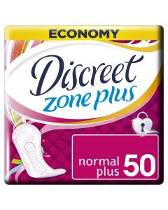 Buy Women's Panty Liners DISCREET Normal Plus, 50 pcs. | Online Pharmacy | https://buy-pharm.com