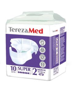 Buy Diapers for adults TerezaMed Super Medium No. 2, 10 pcs | Online Pharmacy | https://buy-pharm.com