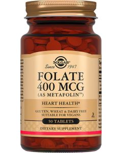 Buy Solgar, Folate 400 mcg Metafolin 'Folate 400 mcg' Metafolin ', 250 mg, 50 tablets | Online Pharmacy | https://buy-pharm.com