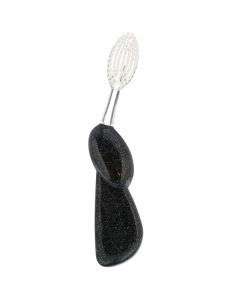 Buy RADIUS, Big Brush, large toothbrush, soft, right-handed, black glitter, 1 piece | Online Pharmacy | https://buy-pharm.com