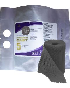 Buy Polymer bandage Intrarich IR-0057, rigid fixation Cast, gray, 12.5 cm х 3.6 m | Online Pharmacy | https://buy-pharm.com