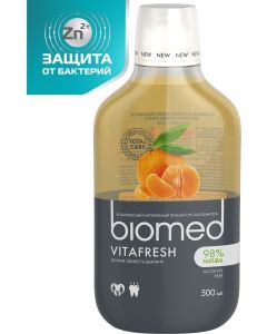 Buy Biomed Vitafresh Mouthwash, antibacterial, citrus, 500 ml | Online Pharmacy | https://buy-pharm.com