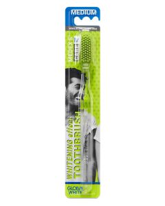 Buy Whitening Toothbrush / Medium Medium Transparent Handle / Green Bristles | Online Pharmacy | https://buy-pharm.com