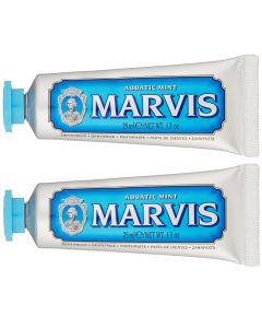 Buy Marvis Toothpaste set Aquatic Mint Fresh mint, 2 pcs 25 ml | Online Pharmacy | https://buy-pharm.com