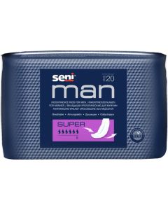 Buy Seni Urological liners for men 'Man. Super', 20 pieces | Online Pharmacy | https://buy-pharm.com