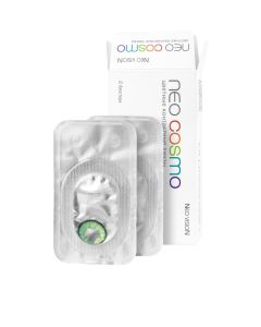 Buy Colored contact lenses two-tone green 3 months, -1.50 / 142 / 8.6, green, 2 pcs. | Online Pharmacy | https://buy-pharm.com
