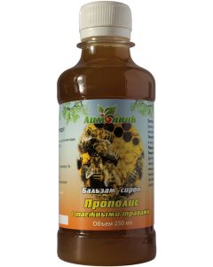 Buy NPK lemongrass. 'Balm-syrup Propolis with taiga herbs' Immunity. ARVI prevention. 250 ml. | Online Pharmacy | https://buy-pharm.com