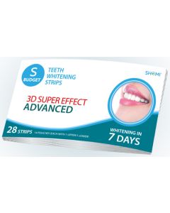 Buy Teeth Whitening Strips Shomi Shomi Sbudjet 3D Super Effect Advanced 7 Days Teeth Whitening Strips | Online Pharmacy | https://buy-pharm.com