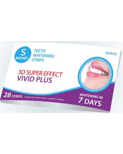 Buy Teeth Whitening Strips Shomi Shomi Sbudjet 3D Super Effect Vivid Plus 7 Days Teeth Whitening Strips | Online Pharmacy | https://buy-pharm.com
