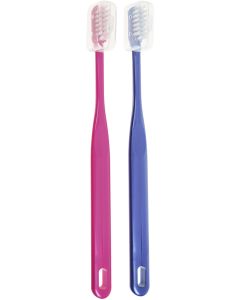 Buy Okazaki Toothbrush with platinum nanoparticles, color: pink, purple, 2 pcs | Online Pharmacy | https://buy-pharm.com
