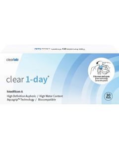 Buy ClearLab Contact Lenses ClearLab Clear 1-Day Contact Lenses / 30 pcs / 8.7 / 14.2 Daily, 5.50 / 14.2 / 8.8, 30 pcs. | Online Pharmacy | https://buy-pharm.com
