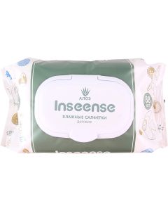 Buy Wet wipes for children Inseense, with Aloe Vera, 88 pcs | Online Pharmacy | https://buy-pharm.com