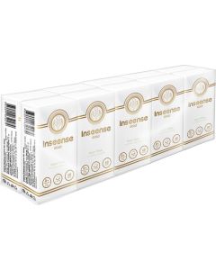 Buy Inseense paper handkerchiefs, three-layer, no fragrance, 10 pieces | Online Pharmacy | https://buy-pharm.com