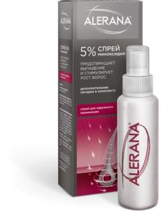 Buy Alerana spray for external use 5% fl. 60ml | Online Pharmacy | https://buy-pharm.com