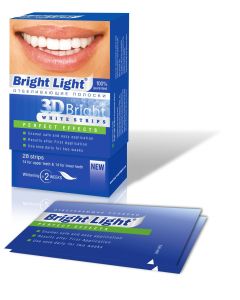 Buy Whitening strips for teeth Bright Light '3D Bright Perfect Effects', for sensitive teeth | Online Pharmacy | https://buy-pharm.com