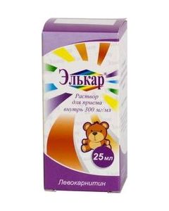 Buy Elkar solution for oral administration 300 mg / ml, 25 ml | Online Pharmacy | https://buy-pharm.com