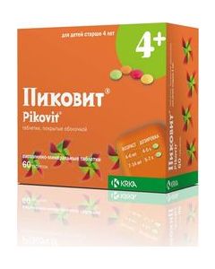 Buy Pikovit Tablets p / o, # 60 | Online Pharmacy | https://buy-pharm.com