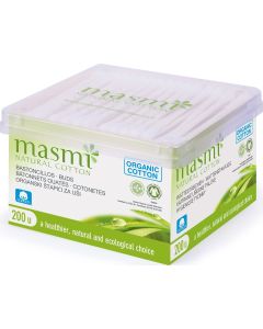Buy Masmi natural cotton swabs, 200 pcs | Online Pharmacy | https://buy-pharm.com