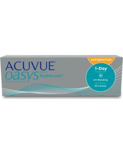 Buy Astigmatic contact lenses Johnson & Johnson 1 Day Acuvue Oasys Hydraluxe For Astigmatism, 30 pcs, + 0.00, 8.5, -1.25, 140 | Online Pharmacy | https://buy-pharm.com