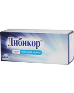 Buy Dibikor Tablets 250 mg, # 60  | Online Pharmacy | https://buy-pharm.com