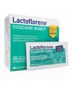 Buy Dietary supplement Lactoflorene 'Flat stomach', 20 sachets | Online Pharmacy | https://buy-pharm.com