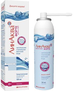 Buy Means for rinsing the nasopharynx Solopharm 'LinAqua forte', 2.1% 125 ml | Online Pharmacy | https://buy-pharm.com
