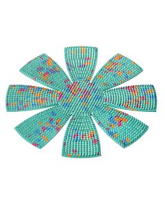 Buy Lyapko applicator 'Chamomile', real metal-needle, diameter 31.4 cm, needle pitch 5 mm | Online Pharmacy | https://buy-pharm.com