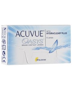 Buy ACUVUE Johnson & Johnson Oasys Contact Lenses 6pcs / 8.4 Two-week, -8.00 / 14 / 8.4, 6 pcs. | Online Pharmacy | https://buy-pharm.com