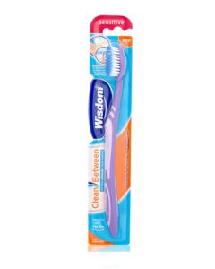 Buy Wisdom Clean Between Sensitive Toothbrush, micro fine conical fibers ... Soft bristles. | Online Pharmacy | https://buy-pharm.com