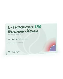 L-Thyroxin 150 tablets Berlin-Chemie 150mkg, No. 100 | Buy Online