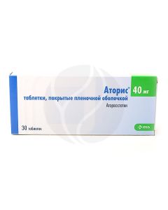 Atoris tablets p / o 40mg, No. 30 | Buy Online