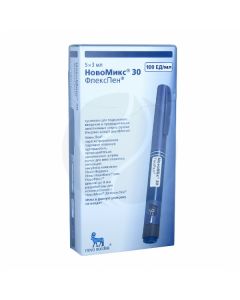 NovoMix Flexpen suspension for n / a injection 100U / ml, 3ml No. 5 syringe-pen | Buy Online