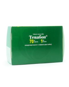 Tevabon set of tablets and capsules 1 + 70mkg / mg, No. 96 | Buy Online