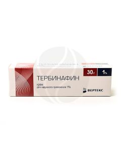 Terbinafine cream 1%, 30 g | Buy Online