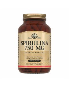 Solgar Spirulina tablets dietary supplements 750mg, No. 100 | Buy Online