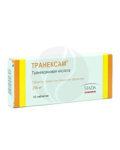 Tranexam tablets 250mg, No. 10 | Buy Online