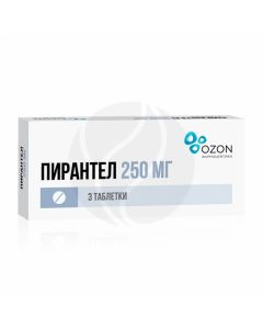 Pirantel tablets 250mg, No. 3 | Buy Online