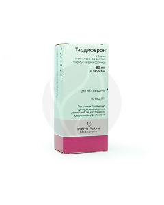 Tardiferon tablets 80mg, No. 30 | Buy Online