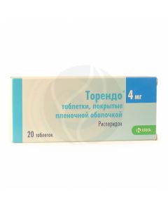 Torendo tablets p / o 4mg, No. 20 | Buy Online