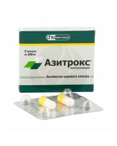 Azitrox capsules 500mg, No. 2 | Buy Online