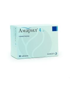 Amaryl tablets 4mg, No. 90 | Buy Online