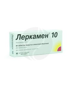 Lerkamen tablets p / o 10mg, No. 60 | Buy Online